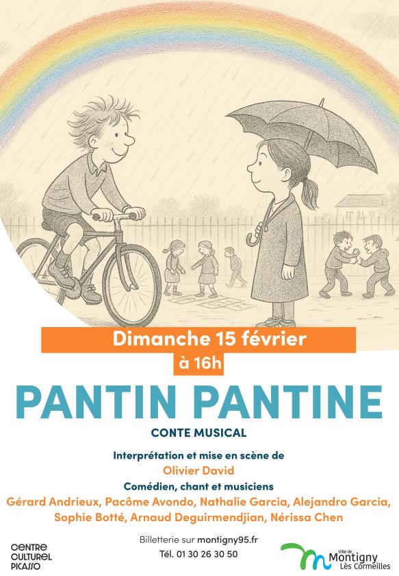 sortie à MONTIGNY LES CORMEILLES, Val d'oise. PANTIN PANTINE - SPECTACLE JEUNESSE Sortir à MONTIGNY LES CORMEILLES(Val d'oise). MONTIGNY LES CORMEILLES.