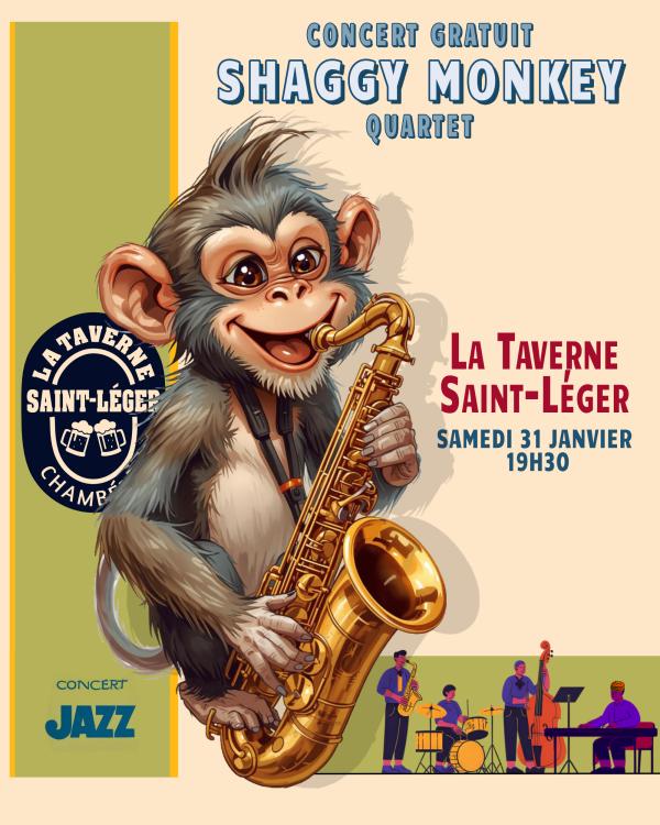 sortie à CHAMBERY, Savoie. CONCERT JAZZ : QUARTET SHAGGY MONKEY Sortir à CHAMBERY(Savoie). CHAMBERY.