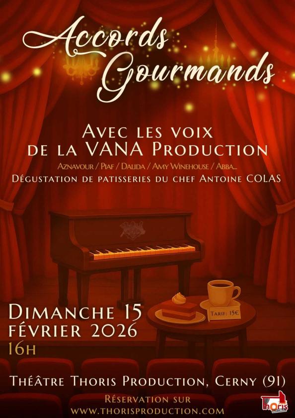 sortie à CERNY, Essonne. ACCORDS GOURMANDS CONCERT ET DEGUSTATION Sortir à CERNY(Essonne). CERNY.