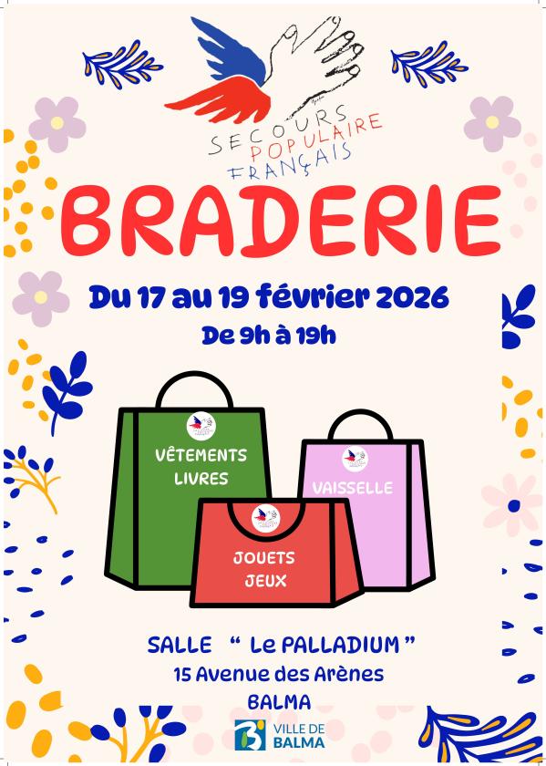 sortie à BALMA, Haute Garonne. BRADERIE PRINTEMPS ETE Sortir à BALMA(Haute Garonne). BALMA.