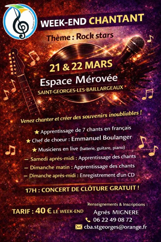 Sortir &agrave; ST GEORGES LES BAILLARGEAUX(Vienne). ST GEORGES LES BAILLARGEAUX.