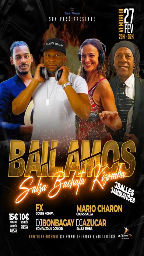 sortie à TOULOUSE, Haute Garonne. BAILAMOS SBK Sortir à TOULOUSE(Haute Garonne). TOULOUSE.