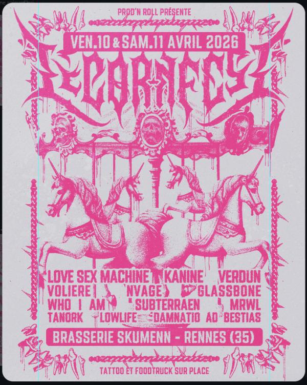 sortie à CESSON SEVIGNE, Ille et Vilaine. LICORNE FESTIVAL 2026 (METAL - SLUDGE - HARDCORE) Sortir à CESSON SEVIGNE(Ille et Vilaine). CESSON SEVIGNE.