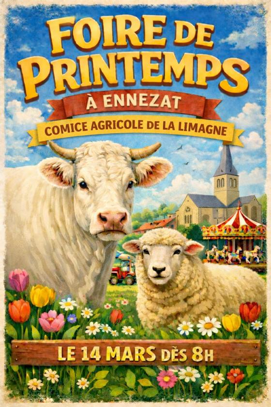sortie à ENNEZAT, Puy de Dôme. FOIRE DE PRINTEMPS Sortir à ENNEZAT(Puy de Dôme). ENNEZAT.
