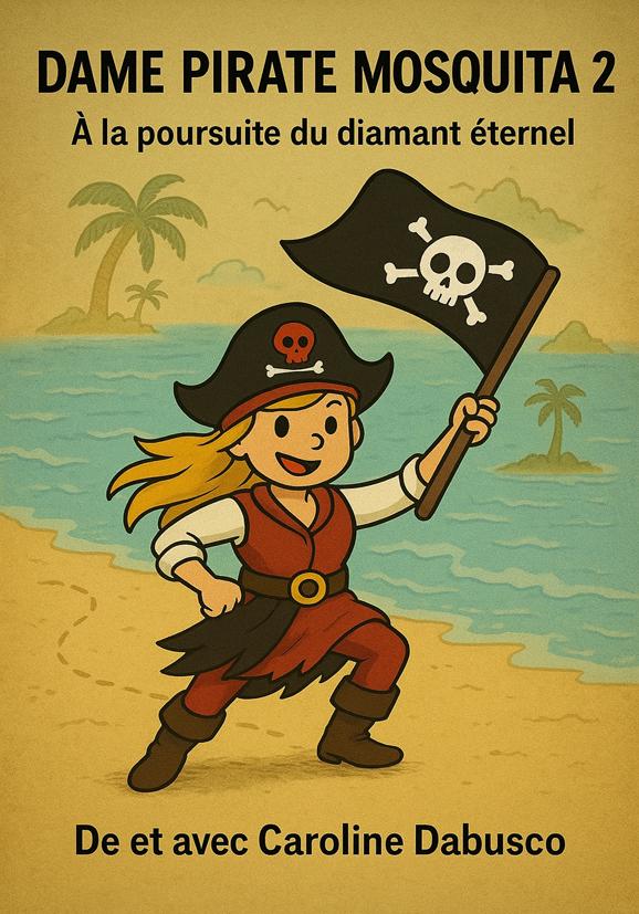 sortie à NIMES, Gard. DAME PIRATE MOSQUITA À LA POURSUITE DU DIAMAN Sortir à NIMES(Gard). NIMES.