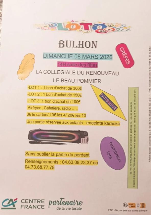 Sortir &agrave; BULHON(Puy de D&ocirc;me). BULHON.