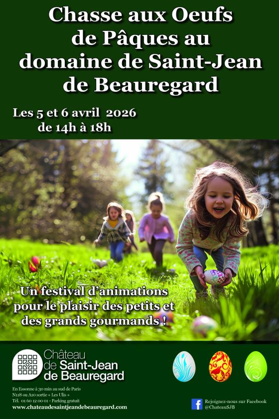 sortie à ST JEAN DE BEAUREGARD, Essonne. CHASSE AUX OEUFS - NATURE ET GRAND SIECLE Sortir à ST JEAN DE BEAUREGARD(Essonne). ST JEAN DE BEAUREGARD.