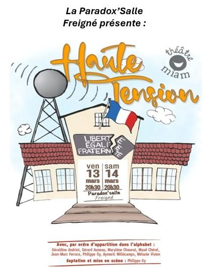 sortie à ST MARS LA JAILLE, Loire Atlantique. HAUTE TENSION À LA PARADOX'SALLE Sortir à ST MARS LA JAILLE(Loire Atlantique). ST MARS LA JAILLE.