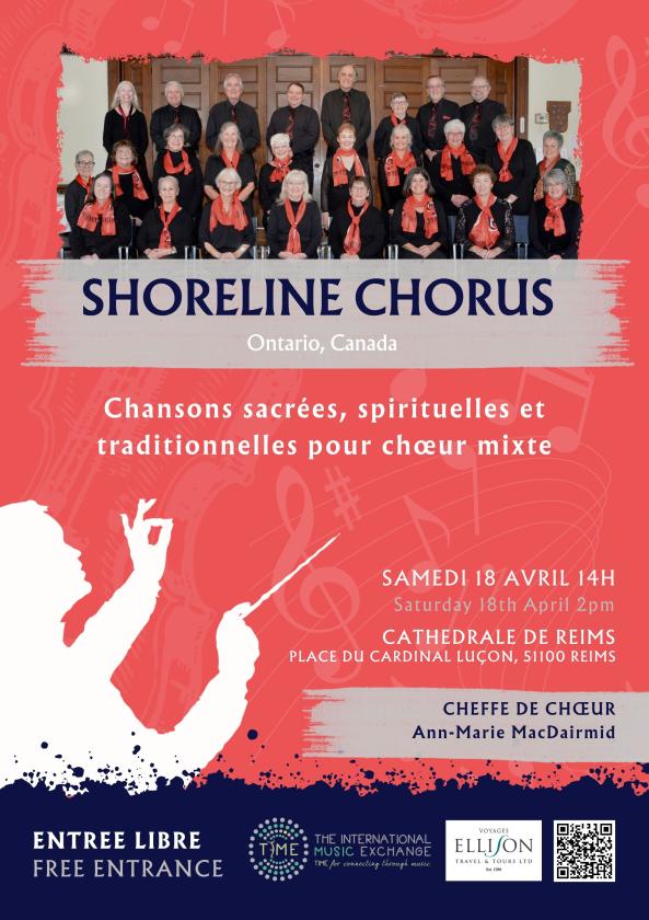 sortie à REIMS, Marne. SHORELINE CHORUS À LA CATHÉDRALE DE REIMS Sortir à REIMS(Marne). REIMS.
