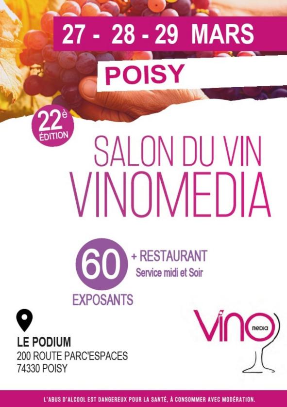 sortie à POISY, Haute Savoie. SALON DU VIN VINOMEDIA Sortir à POISY(Haute Savoie). POISY.