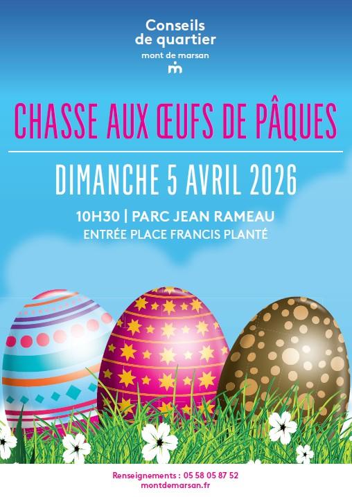 sortie à MONT DE MARSAN, Landes. CHASSE AUX ŒUFS DE PÂQUES Sortir à MONT DE MARSAN(Landes). MONT DE MARSAN.