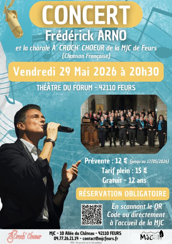 sortie à FEURS, Loire. CONCERT DE FRÉDÉRICK ARNO Sortir à FEURS(Loire). FEURS.