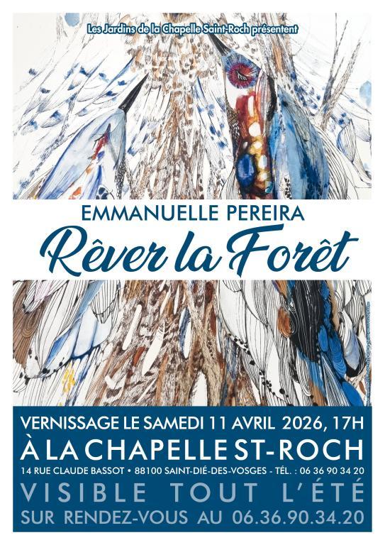 sortie à ST DIE DES VOSGES, Vosges. "RÊVER LA FORÊT" PAR EMMANUELLE PEREIRA Sortir à ST DIE DES VOSGES(Vosges). ST DIE DES VOSGES.