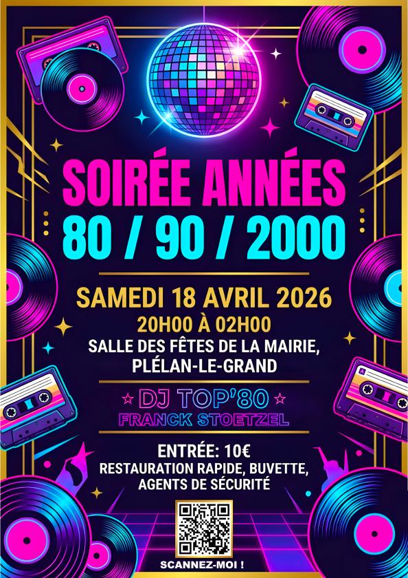 sortie à PLELAN LE GRAND, Ille et Vilaine. SOIRÉE ANNÉE 80/90/2000 Sortir à PLELAN LE GRAND(Ille et Vilaine). PLELAN LE GRAND.