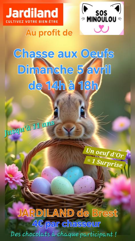 sortie à GUIPAVAS, Finistère. GRANDE CHASSE AUX OEUFS DIMANCHE 5 AVRIL Sortir à GUIPAVAS(Finistère). GUIPAVAS.