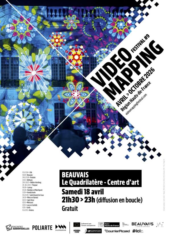 sortie à BEAUVAIS, Oise. VIDEO MAPPING FESTIVAL #9 - BEAUVAIS Sortir à BEAUVAIS(Oise). BEAUVAIS.