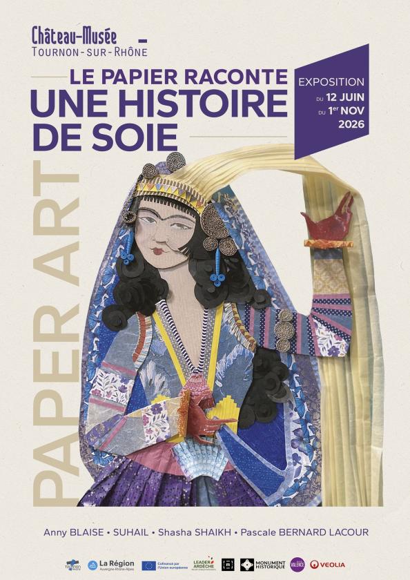 sortie à TOURNON SUR RHONE, Ardèche. LE PAPIER RACONTE UNE HISTOIRE DE SOIE Sortir à TOURNON SUR RHONE(Ardèche). TOURNON SUR RHONE.