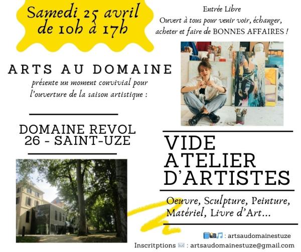 sortie à ST UZE, Drôme. VIDE ATELIERS D'ARTISTE Sortir à ST UZE(Drôme). ST UZE.