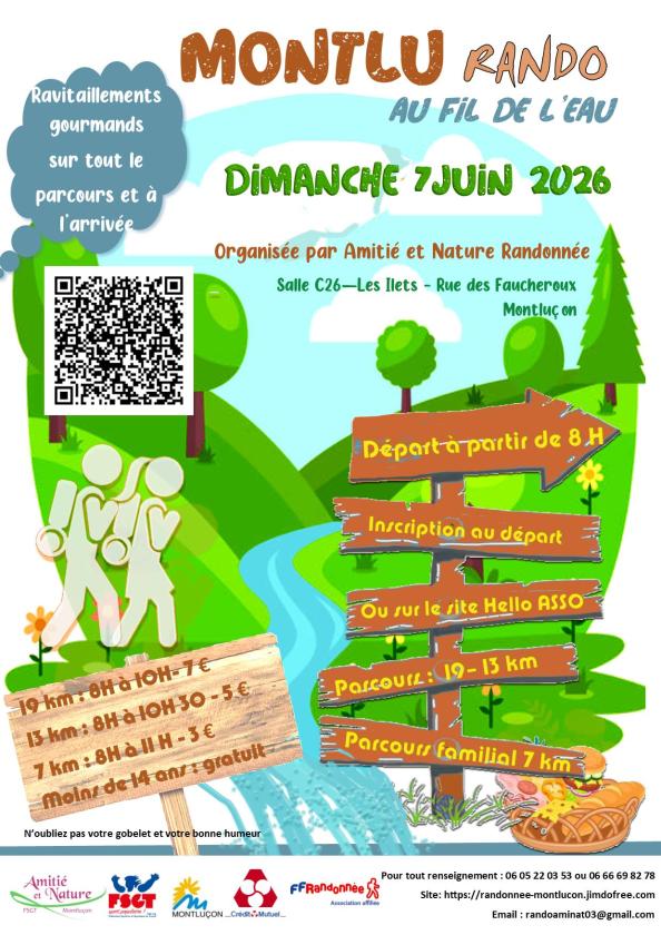 sortie à MONTLUCON, Allier. MONTLU'RANDO AU FIL DE L'EAU Sortir à MONTLUCON(Allier). MONTLUCON.