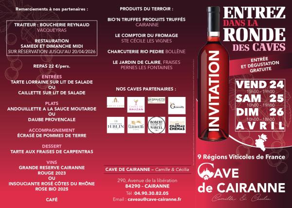 Sortir &agrave; CAIRANNE(Vaucluse). CAIRANNE.