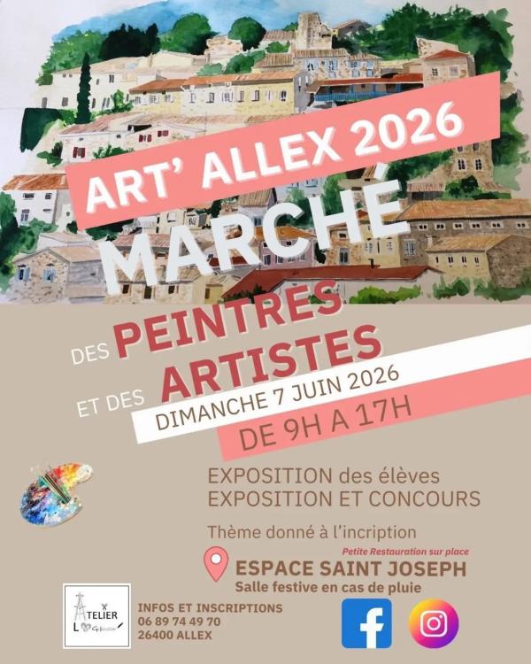 sortie à ALLEX, Drôme. ART ALLEX Sortir à ALLEX(Drôme). ALLEX.
