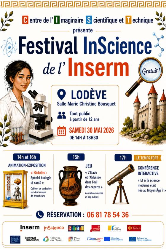 sortie à LODEVE, Hérault. ÉVÉNEMENT SCIENTIFIQUE / INSCIENCE (INSERM) Sortir à LODEVE(Hérault). LODEVE.