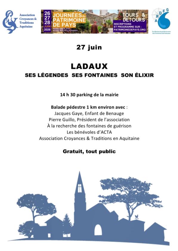 Sortir &agrave; LADAUX(Gironde). LADAUX.