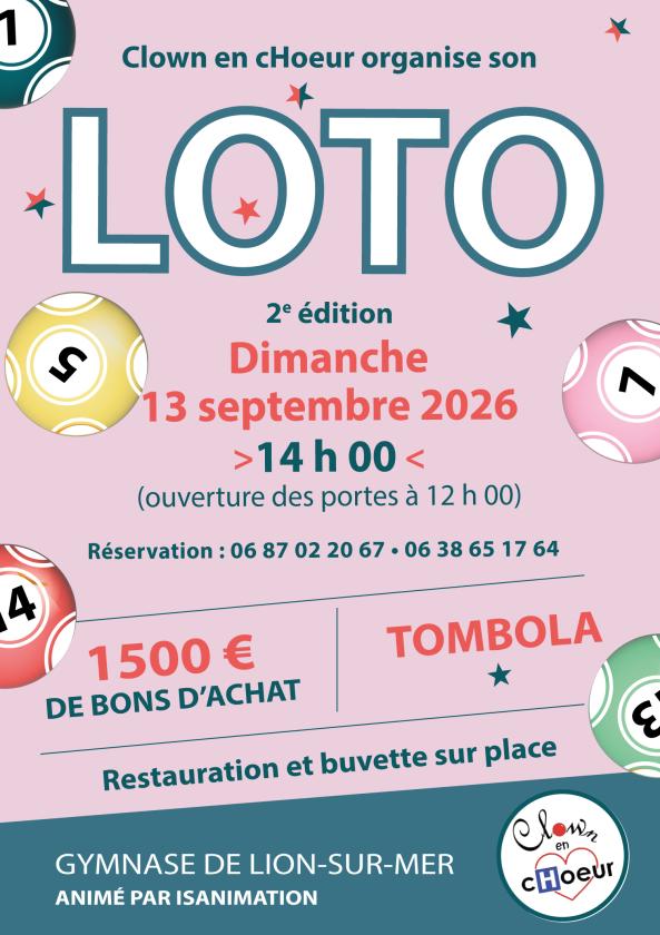 sortie à LION SUR MER, Calvados. LOTO ANIMÉ PAR ISABELLE - ISANIMATION Sortir à LION SUR MER(Calvados). LION SUR MER.