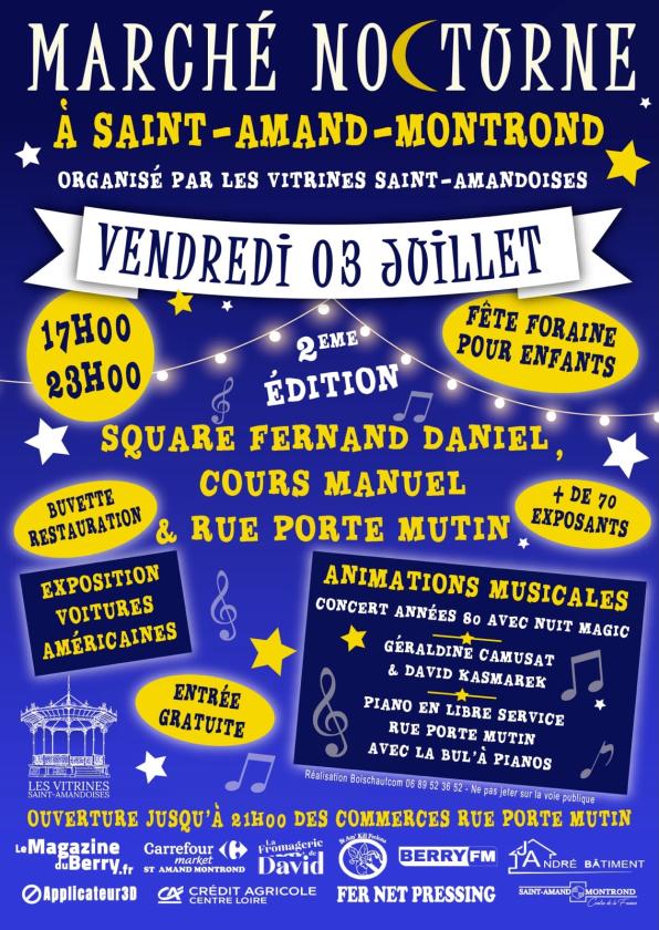 Sortir &agrave; ST AMAND MONTROND(Cher). ST AMAND MONTROND.