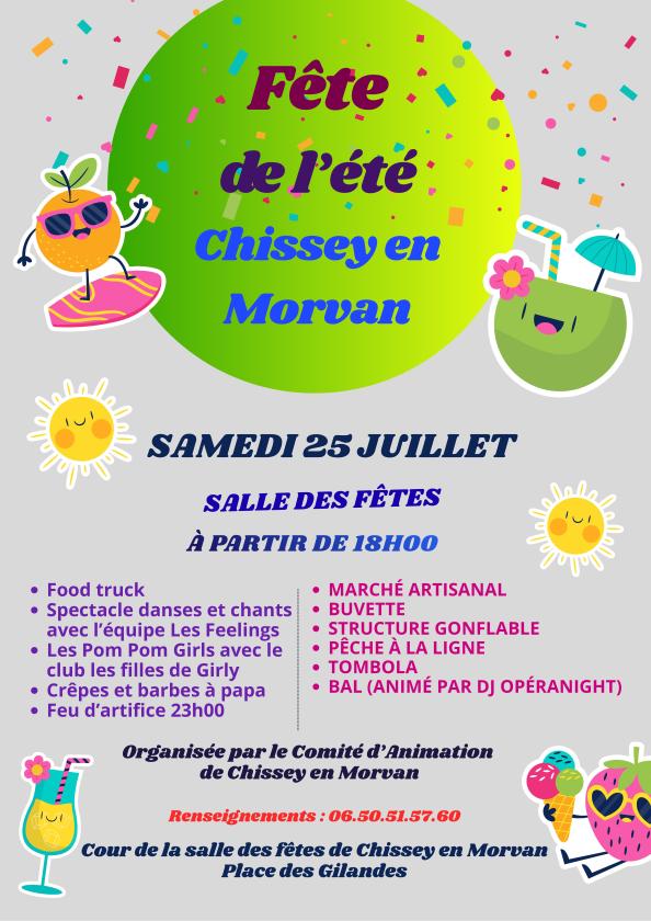 sortie à CHISSEY EN MORVAN, Saône et Loire. FÊTE DE L'ÉTÉ ET SON MARCHÉ ARTISANAL SEMI NOCTURN Sortir à CHISSEY EN MORVAN(Saône et Loire). CHISSEY EN MORVAN.