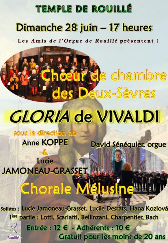 sortie à ROUILLE, Vienne. GLORIA DE VIVALDI Sortir à ROUILLE(Vienne). ROUILLE.