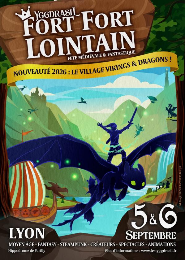 sortie à BRON, Rhône. YGGDRASIL, FORT, FORT LOINTAIN Sortir à BRON(Rhône). BRON.