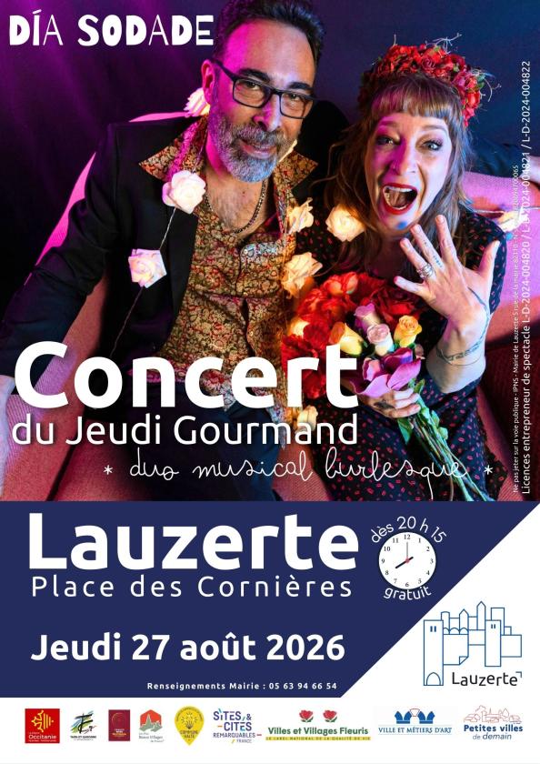 sortie à LAUZERTE, Tarn et Garonne. DÍA SODADE EN CONCERT À LAUZERTE Sortir à LAUZERTE(Tarn et Garonne). LAUZERTE.