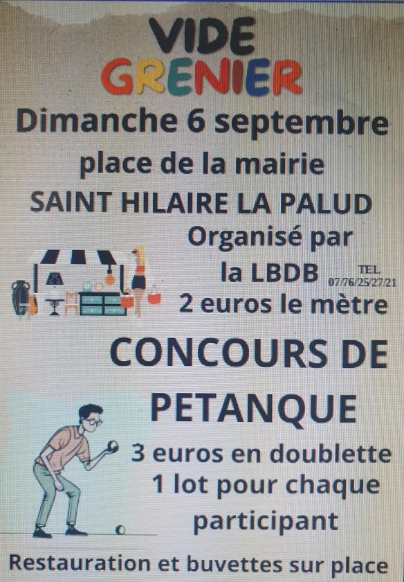 Sortir &agrave; ST HILAIRE LA PALUD(Deux S&egrave;vres). ST HILAIRE LA PALUD.