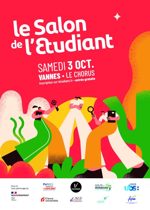 sortie à VANNES, Morbihan. LE SALON DE L’ETUDIANT À VANNES Sortir à VANNES(Morbihan). VANNES.