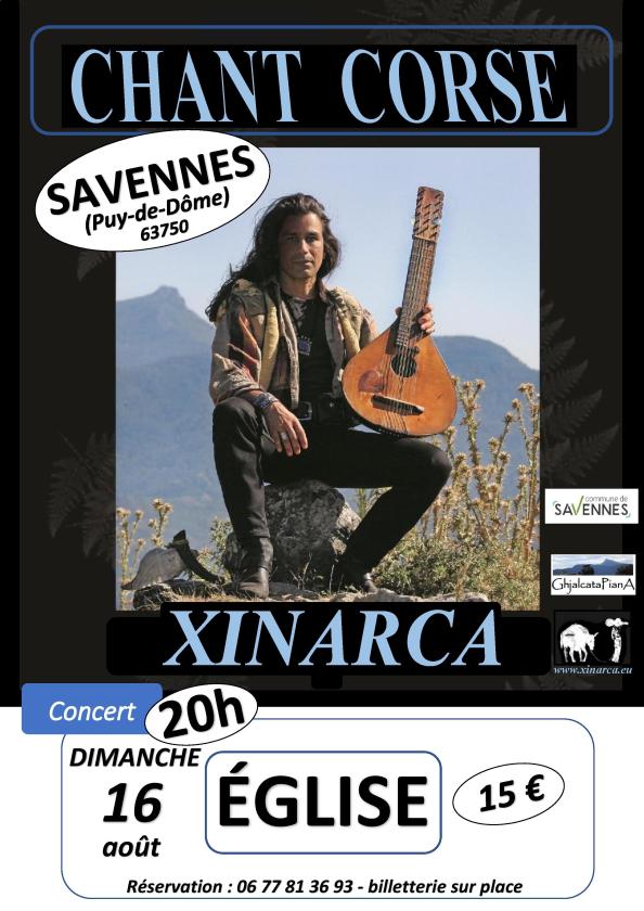 sortie à SAVENNES, Puy de Dôme. XINARCA, CHANT ET CISTRE CORSES Sortir à SAVENNES(Puy de Dôme). SAVENNES.