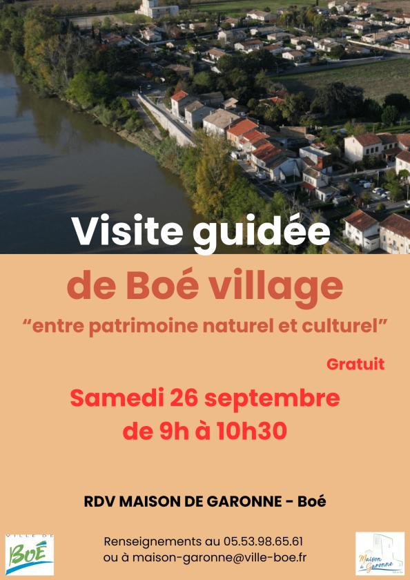 Sortir &agrave; BOE(Lot et Garonne). BOE.