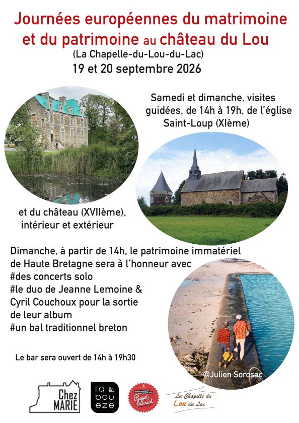 Sortir &agrave; LA CHAPELLE DU LOU DU LAC(Ille et Vilaine). LA CHAPELLE DU LOU DU LAC.
