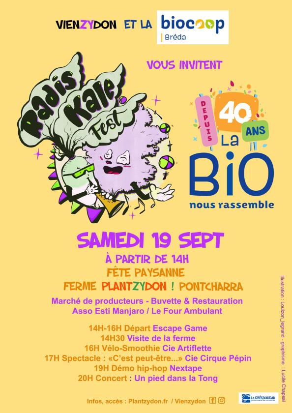 sortie à PONTCHARRA, Isère. RADIS KALE FEST Sortir à PONTCHARRA(Isère). PONTCHARRA.
