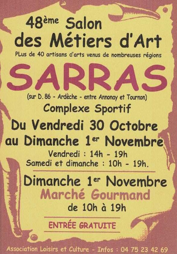 Sortir &agrave; SARRAS(Ard&egrave;che). SARRAS.