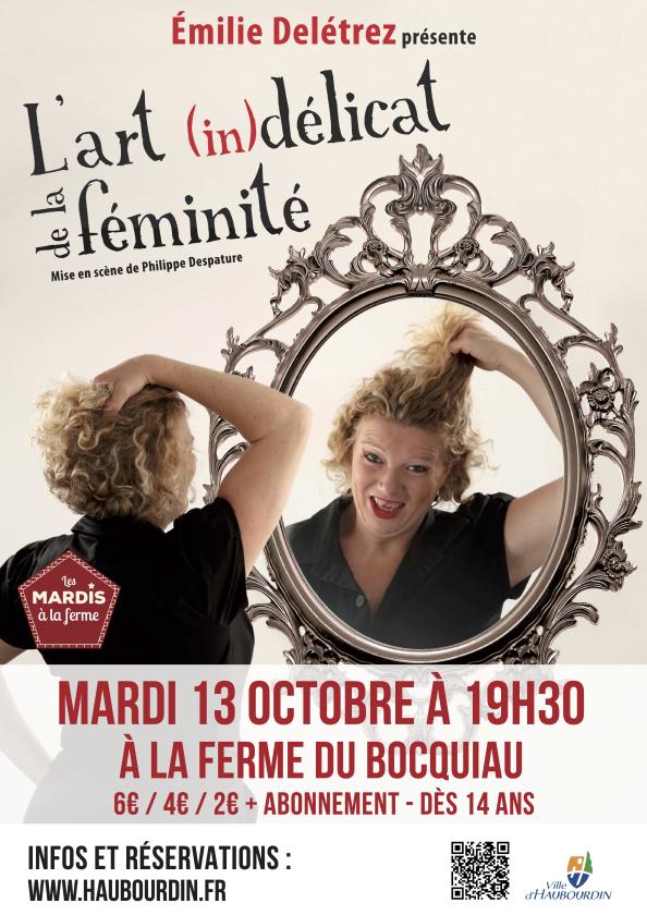 sortie à HAUBOURDIN, Nord. L'ART (IN)DÉLICAT DE LA FÉMINITÉ - E. DELESTREZ Sortir à HAUBOURDIN(Nord). HAUBOURDIN.