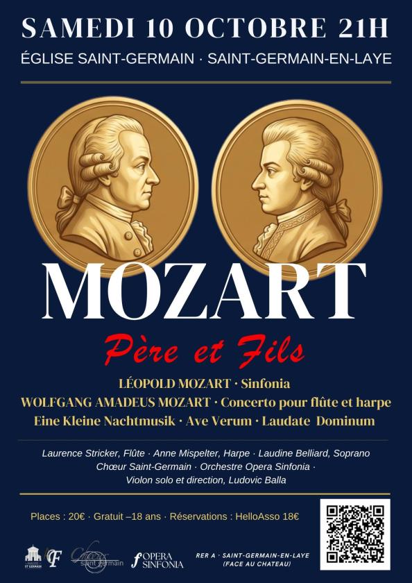 sortie à ST GERMAIN EN LAYE, Yvelines. MOZART PÈRE & FILS Sortir à ST GERMAIN EN LAYE(Yvelines). ST GERMAIN EN LAYE.