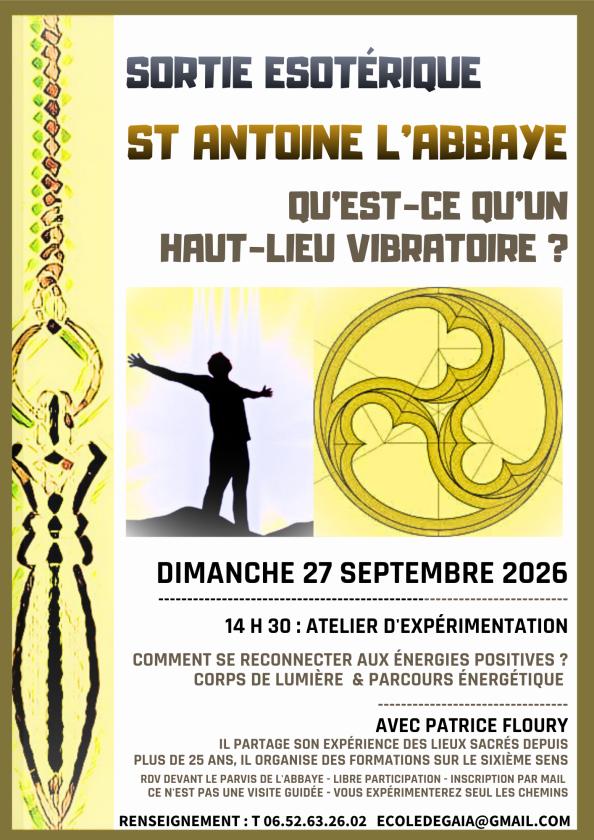 Sortir &agrave; ST ANTOINE L ABBAYE(Is&egrave;re). ST ANTOINE L ABBAYE.