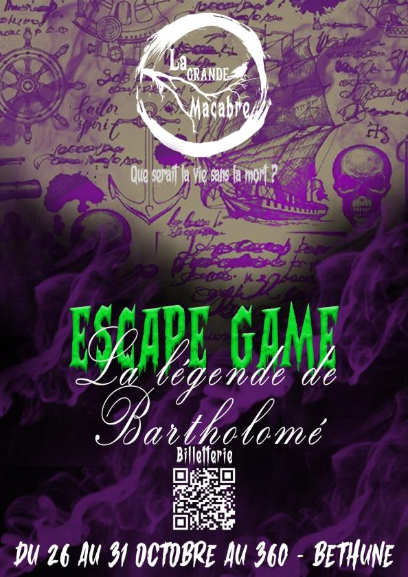 sortie à BETHUNE, Pas de Calais. ESCAPE GAME À LA GRANDE MACABRE Sortir à BETHUNE(Pas de Calais). BETHUNE.