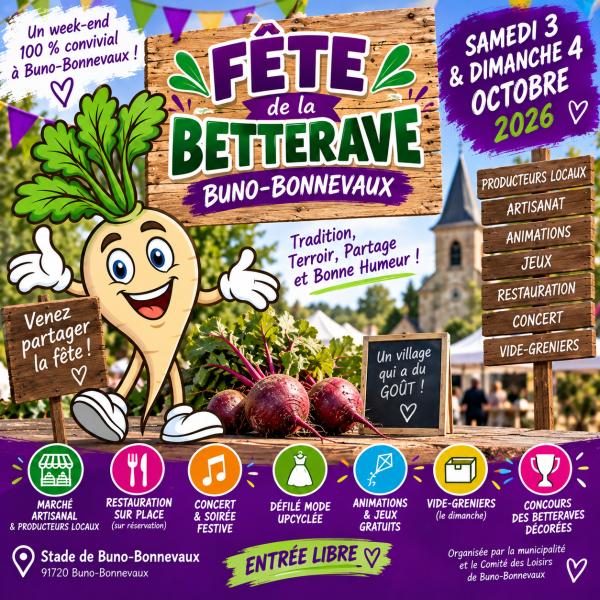 sortie à BUNO BONNEVAUX, Essonne. FÊTE DE LA BETTERAVE Sortir à BUNO BONNEVAUX(Essonne). BUNO BONNEVAUX.