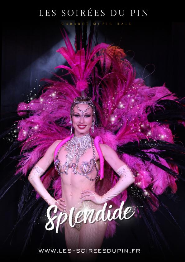 sortie à LE PIN LA GARENNE, Orne. CABARET LES SOIRÉES DU PIN - REVUE " SPLENDIDE " Sortir à LE PIN LA GARENNE(Orne). LE PIN LA GARENNE.