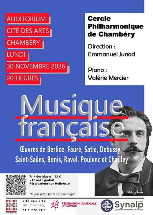 sortie à CHAMBERY, Savoie. MUSIQUE FRANÇAISE À CHAMBÉRY Sortir à CHAMBERY(Savoie). CHAMBERY.