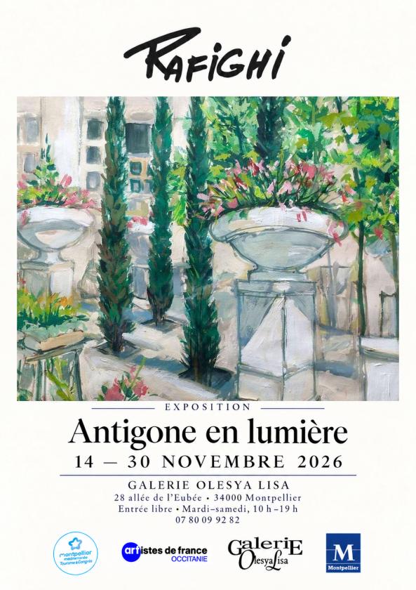 sortie à MONTPELLIER, Hérault. EXPOSITION "ANTIGONE EN LUMIÈRE" Sortir à MONTPELLIER(Hérault). MONTPELLIER.