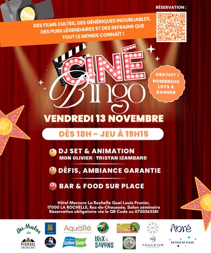 sortie à LA ROCHELLE, Charente Maritime. CINÉ BINGO GÉANT : LE GRAND SHOW MUSICAL À LA ROC Sortir à LA ROCHELLE(Charente Maritime). LA ROCHELLE.