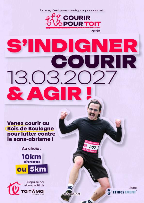 sortie à PARIS, Paris. COURIR POUR TOIT 2027 Sortir à PARIS(Paris). PARIS.